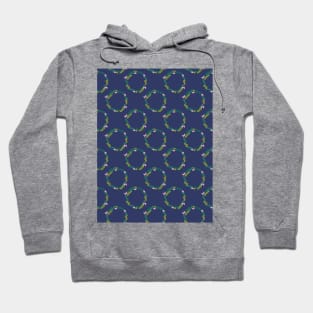 Christmas wreath pattern Hoodie